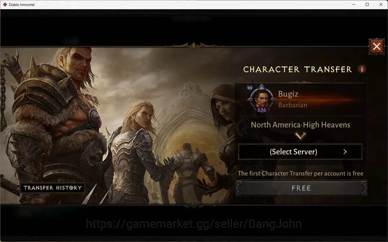 Diablo Immortal Accounts High-End NA - High Heavens | 60 (636) Barbarian - Maledictor | CR 36k | Reso 360 | Inferno 2 |Varog 16