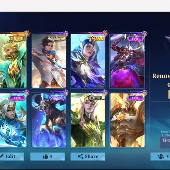 Mobile Legends: Bang Bang Accounts Collector Global|230S|Renowned|Prime Granger,Annual Lesley,Epic Nana,Epic Bane,Epic