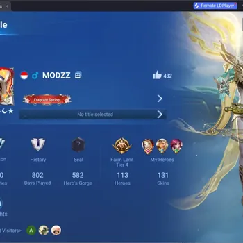 Honor of Kings Accounts Rare Skin Global|113H 131S|Legend Lady Sun|SXD Hou Yi|GM Gan & Mo|worldly Huang Zhong|Hello Kitty