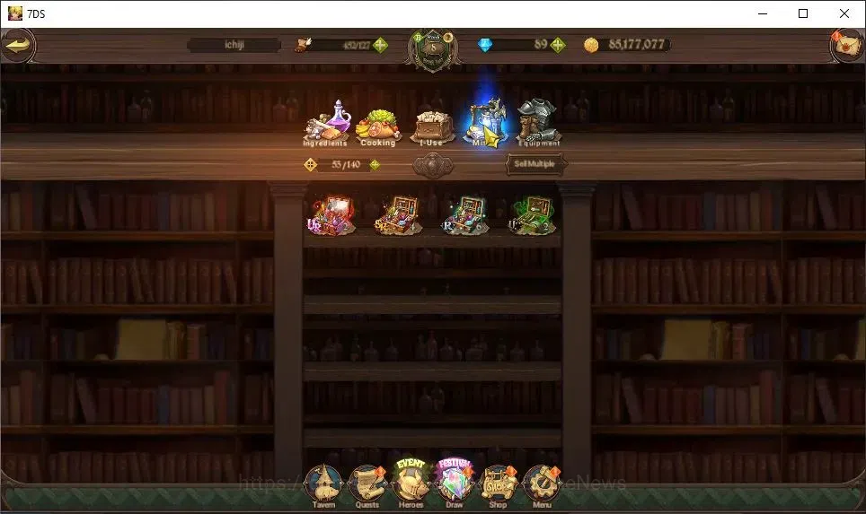 The Seven Deadly Sins: Grand Cross Accounts Global|1,3M CC|89 DM+30 LS|1 LR+4 UR|Elizabeth,Nem image 17
