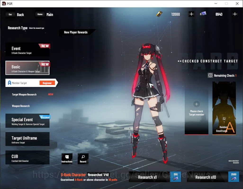 Punishing: Gray Raven Accounts EU | Lv 46 | Ready Gacha | 12K BC+2,6K YC+8,9K Blu image 5
