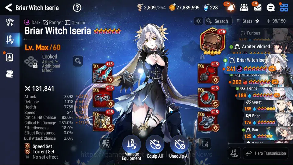 Epic Seven Accounts GLOBAL VERIF|New Era|8 ML(LOT Scales,BW Iseria,Zio image 6