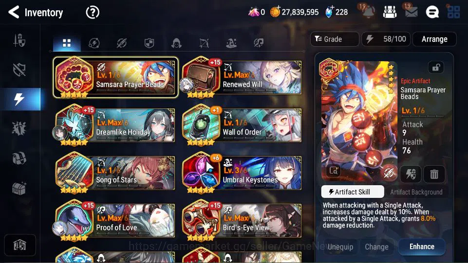 Epic Seven Accounts GLOBAL VERIF|New Era|8 ML(LOT Scales,BW Iseria,Zio image 9