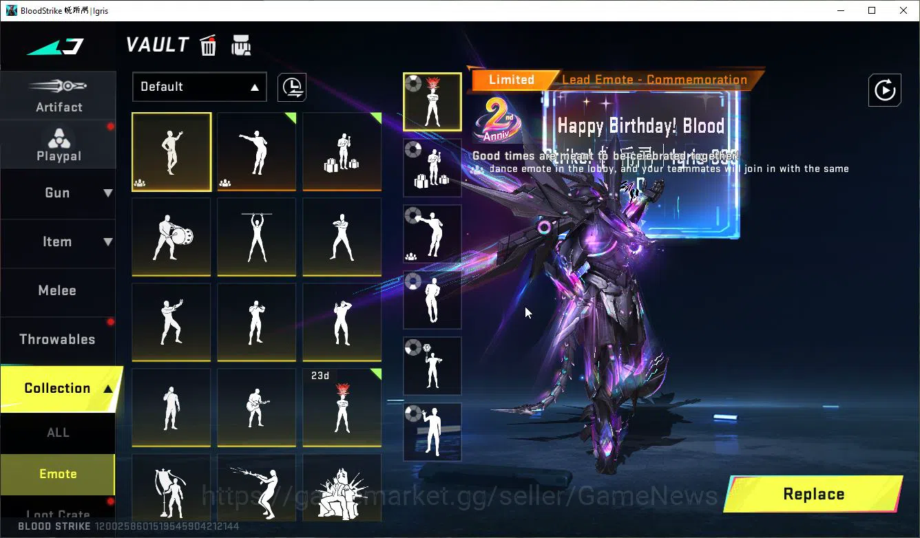 Blood Strike Accounts ASIA|4 ETERNAL [JET-COMET,M4A1,AK47,KAG6]+4 MELE+C image 10