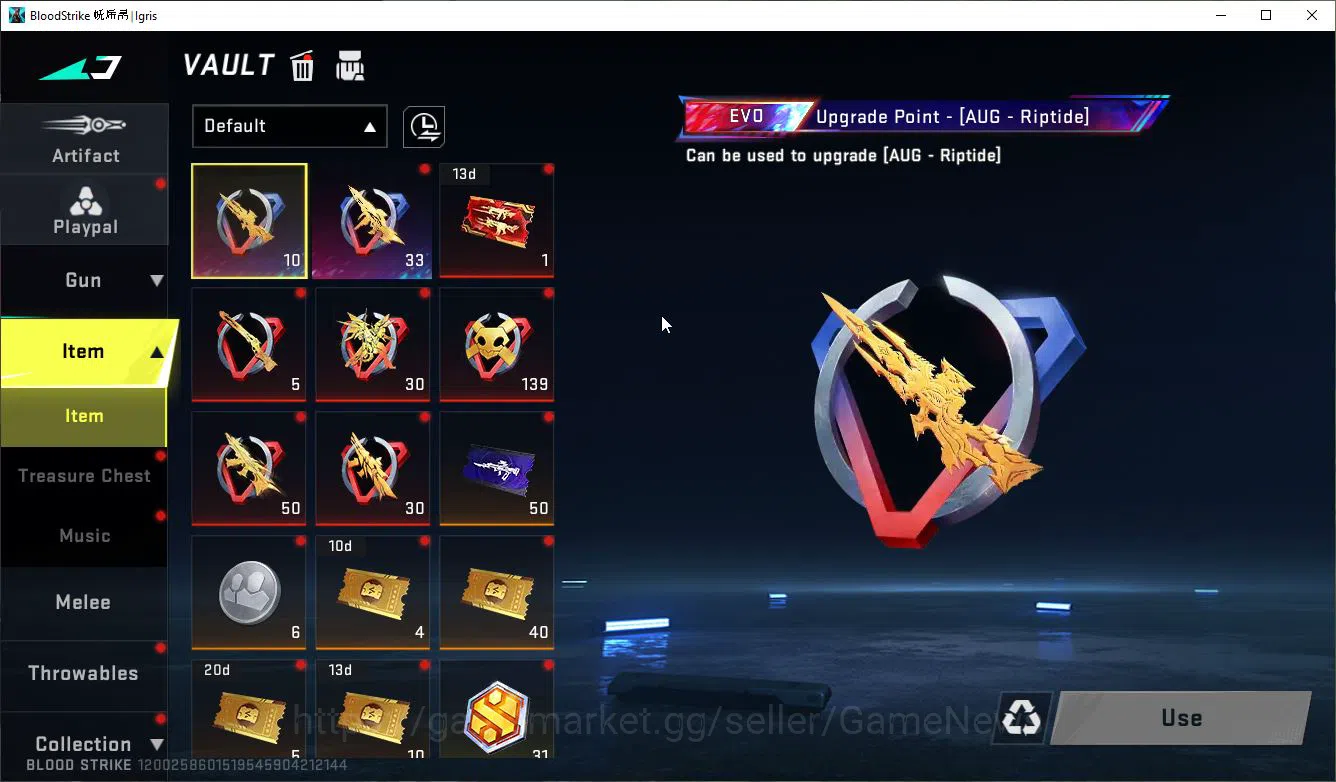 Blood Strike Accounts ASIA|4 ETERNAL [JET-COMET,M4A1,AK47,KAG6]+4 MELE+C image 13