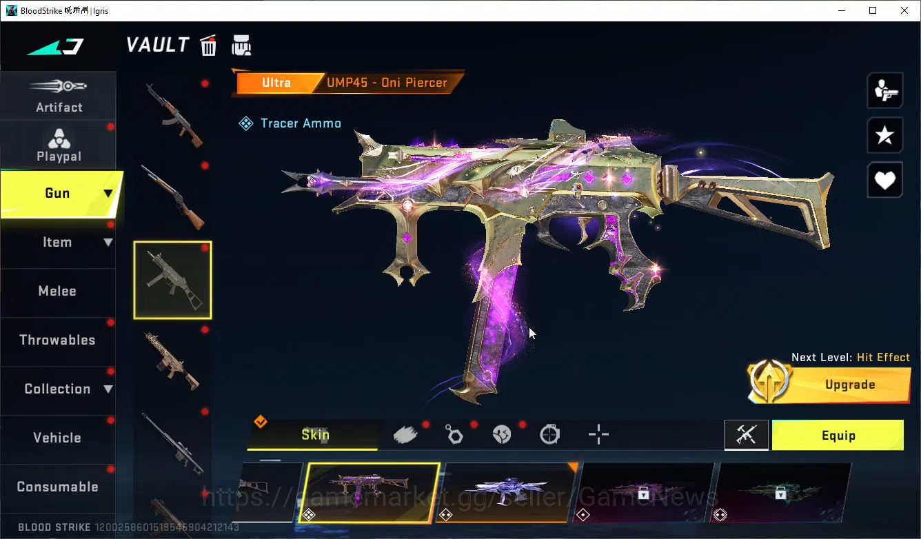 Blood Strike Accounts ASIA|4 ETERNAL [JET-COMET,M4A1,AK47,KAG6]+4 MELE+C image 16