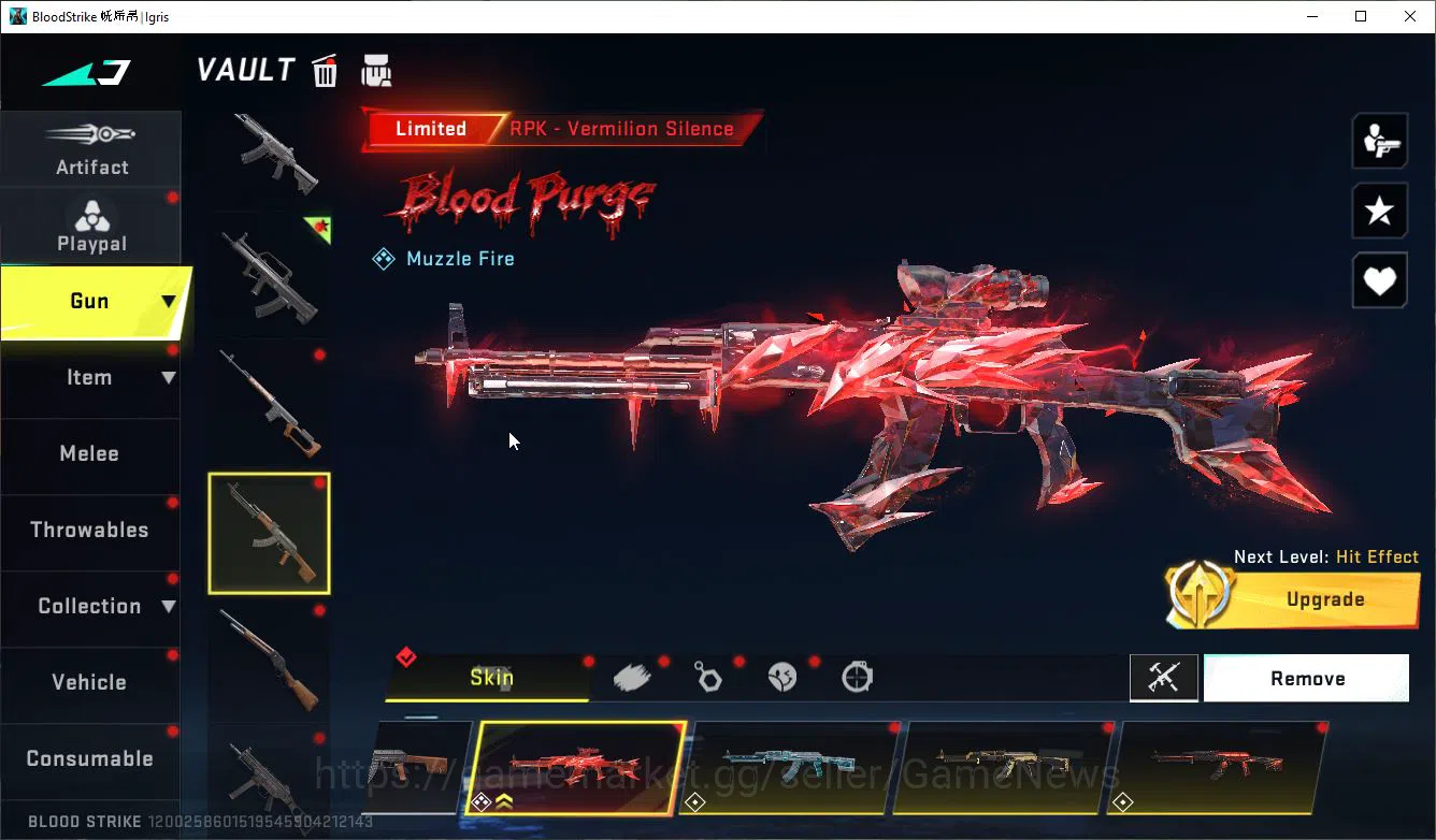 Blood Strike Accounts ASIA|4 ETERNAL [JET-COMET,M4A1,AK47,KAG6]+4 MELE+C image 18