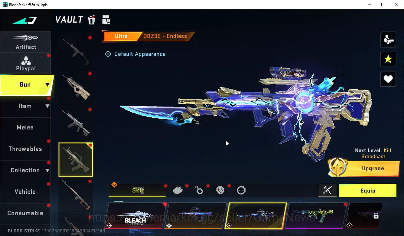 Blood Strike Accounts ASIA|4 ETERNAL [JET-COMET,M4A1,AK47,KAG6]+4 MELE+C image 19