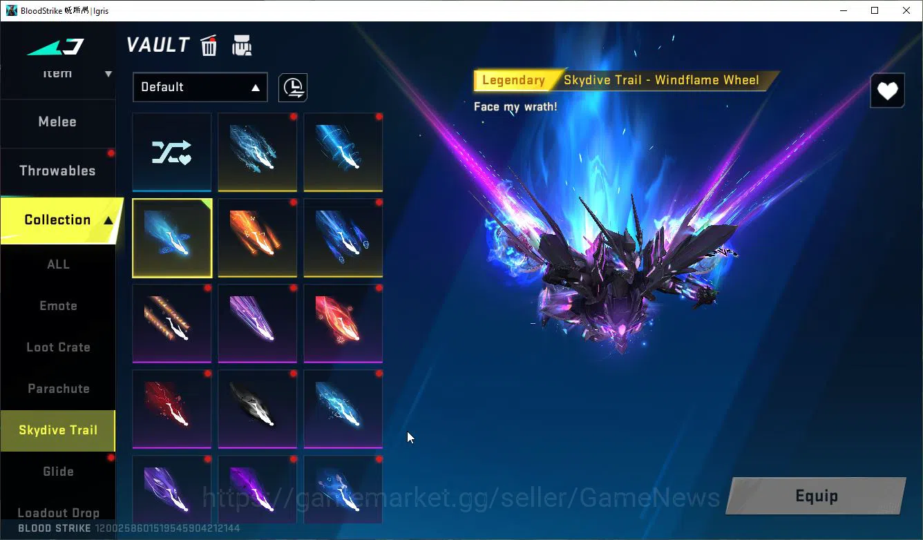 Blood Strike Accounts ASIA|4 ETERNAL [JET-COMET,M4A1,AK47,KAG6]+4 MELE+C image 8