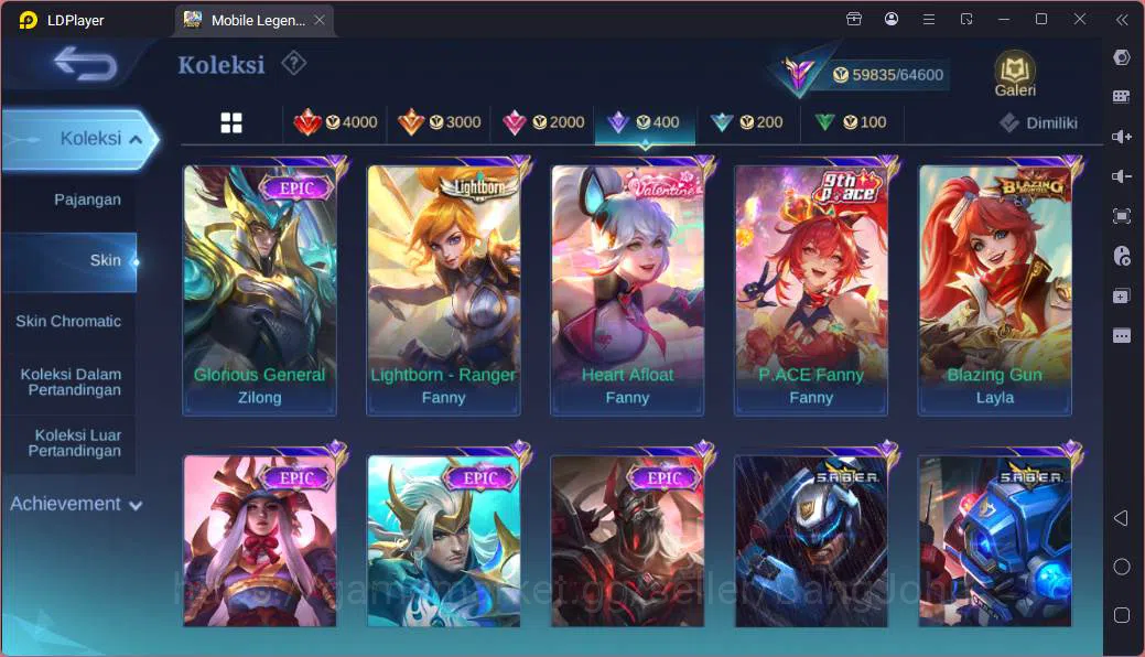 Mobile Legends: Bang Bang Accounts Hero 96|Skin 222|Kof Dyrroth+Karina,Prime Granger, image 15