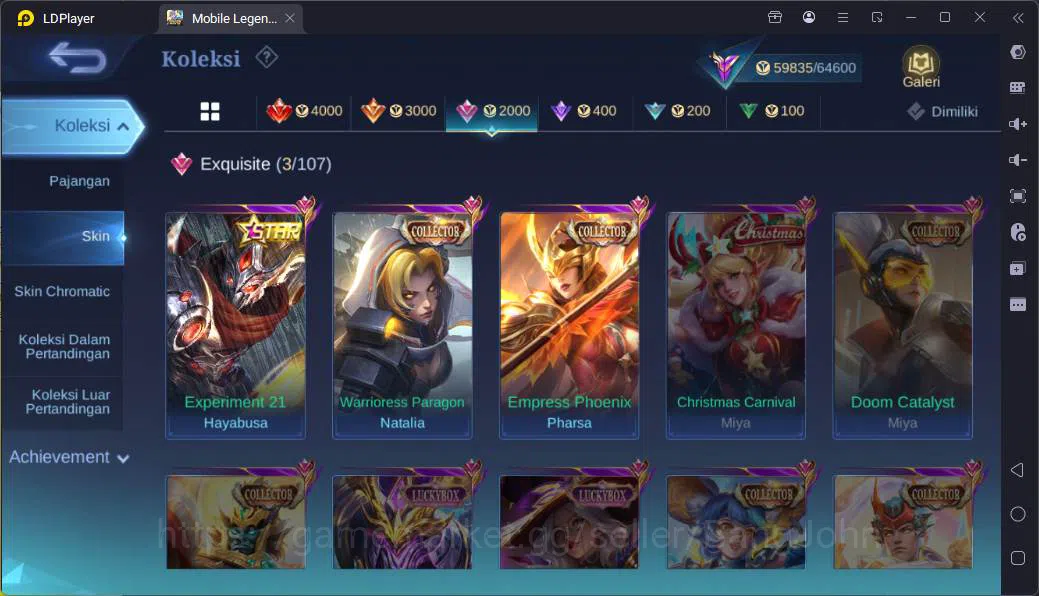 Mobile Legends: Bang Bang Accounts Hero 96|Skin 222|Kof Dyrroth+Karina,Prime Granger, image 17