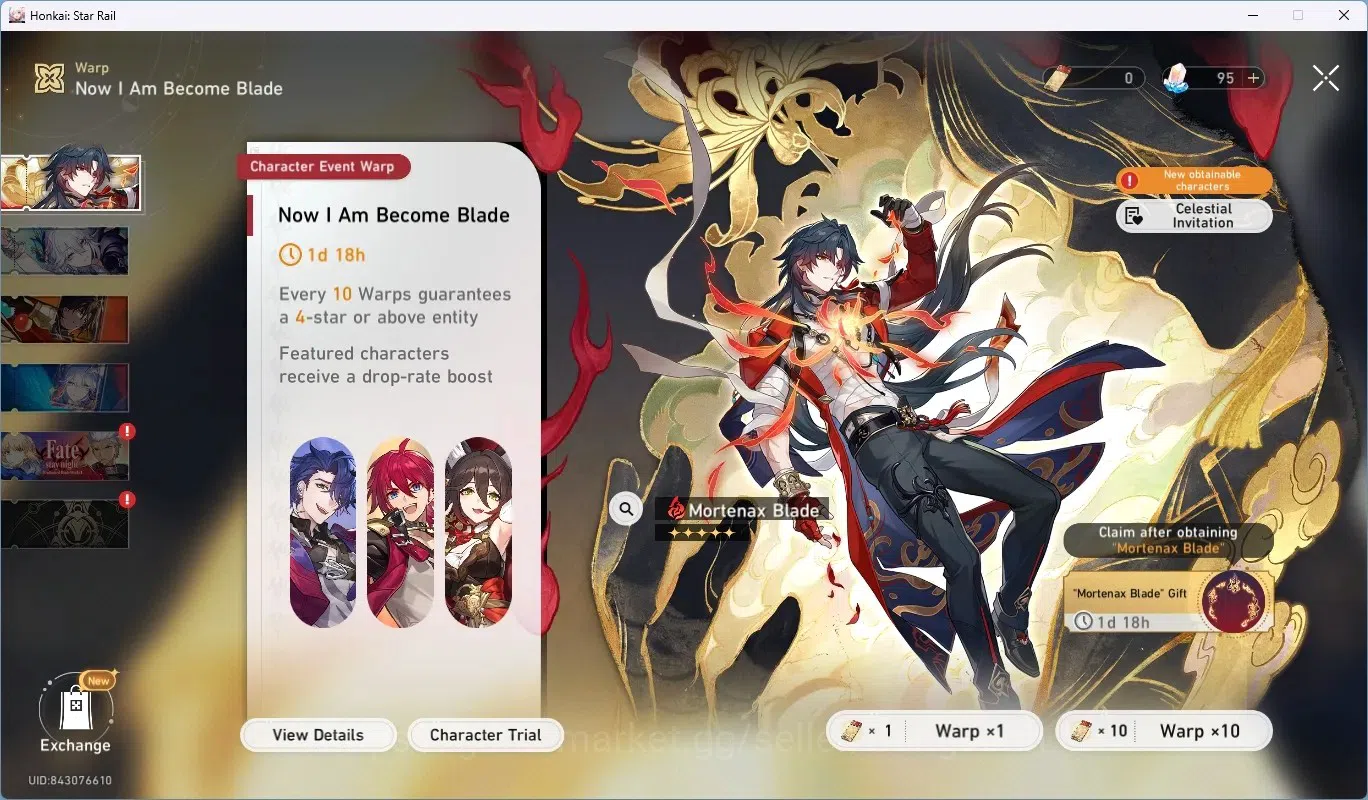 Honkai Star Rail Accounts ASIA|TL 61|4 Char Limited[Evanescia E1+Sign,Yao Gu image 11