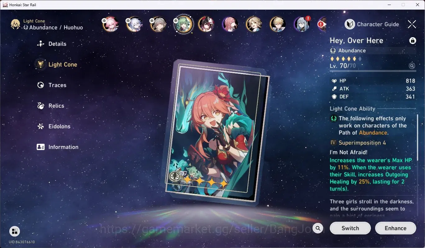 Honkai Star Rail Accounts ASIA|TL 61|4 Char Limited[Evanescia E1+Sign,Yao Gu image 17