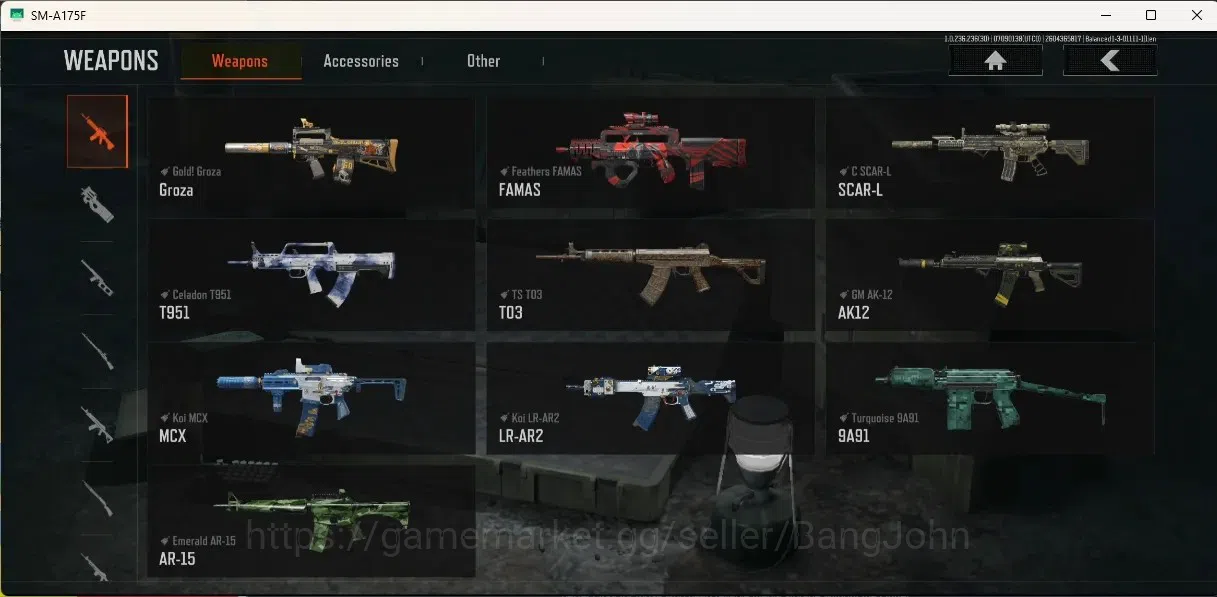 Arena Breakout Accounts High Value Mobile | S11 |SV 85.2 M|CV 46 M|Exclusive Gun[X-Ray H416,Symphony AR57,Koi LR-AR2,Squire 14