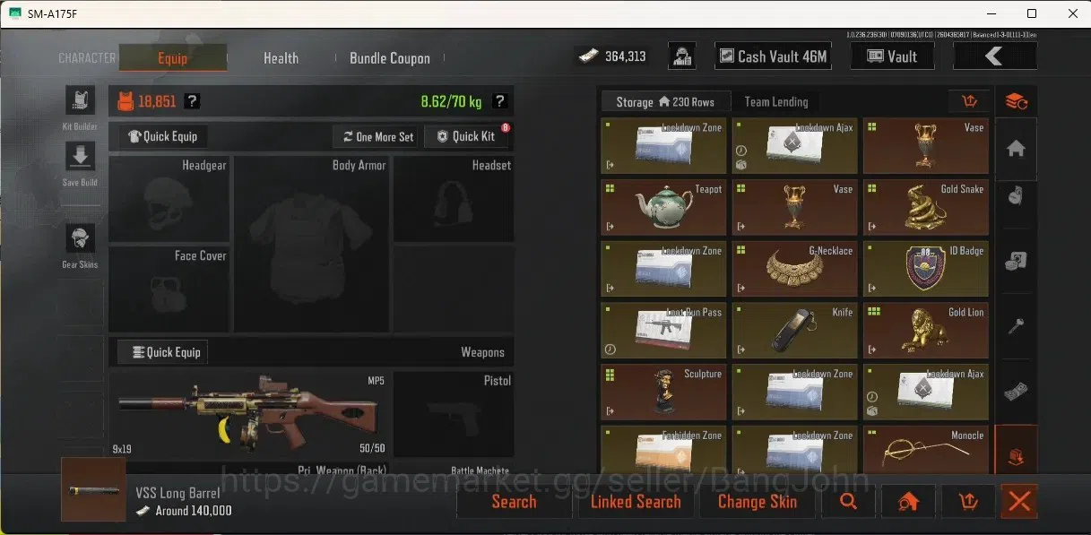 Arena Breakout Accounts High Value Mobile | S11 |SV 85.2 M|CV 46 M|Exclusive Gun[X-Ray H416,Symphony AR57,Koi LR-AR2,Squire 8