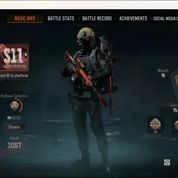 Arena Breakout Accounts High Value Mobile | S11 |SV 85.2 M|CV 46 M|Exclusive Gun[X-Ray H416,Symphony AR57,Koi LR-AR2,Squire