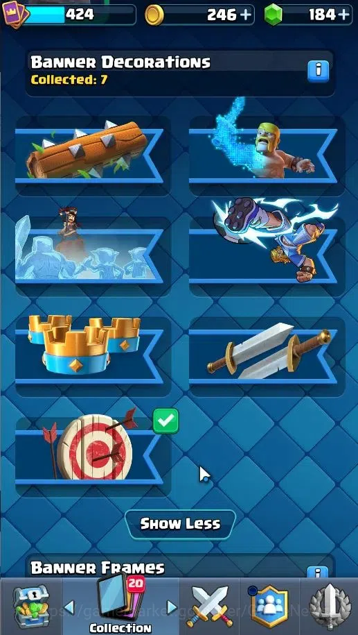 Clash Royale Accounts High-End Lv 424|KTL 10|Trophy 3057|Card 53/121|1 Hero,3 EVO|2 MAX 10 Epic,18 Rare,22 Common|Gems 12