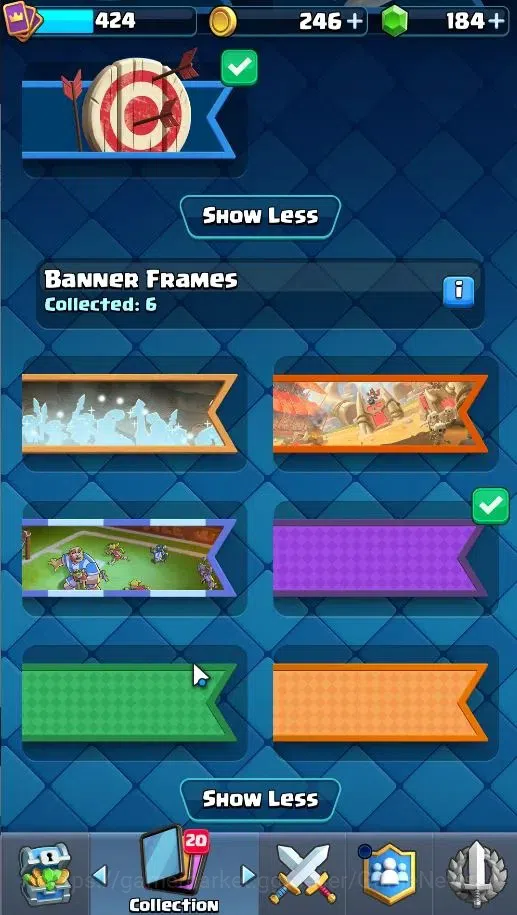 Clash Royale Accounts High-End Lv 424|KTL 10|Trophy 3057|Card 53/121|1 Hero,3 EVO|2 MAX 10 Epic,18 Rare,22 Common|Gems 13