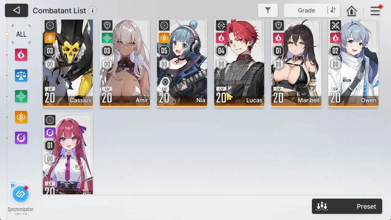 Chaos Zero Nightmare Accounts GLOBAL Lv43|8 SSR[Heidemarie+Sign,Diana,Cizuru,Kha image 5
