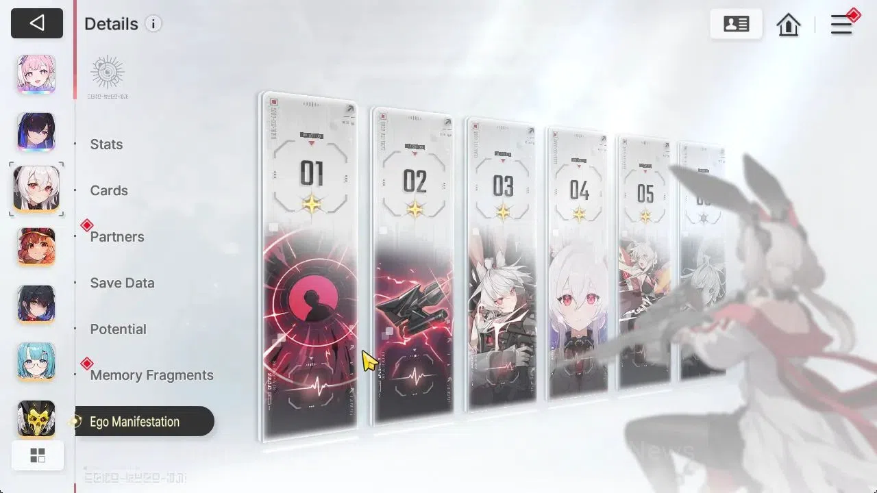 Chaos Zero Nightmare Accounts GLOBAL Lv43|8 SSR[Heidemarie+Sign,Diana,Cizuru,Kha image 8