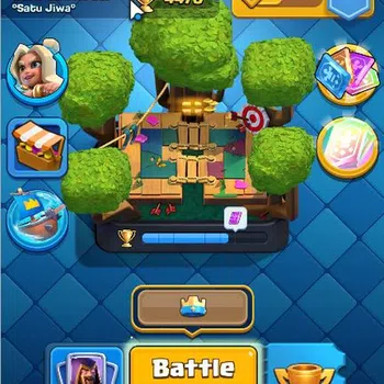 Clash Royale Midgame Lv 23|Trophy 4478|KTL 9|201 Gem|Limited Skin|Card  image 1