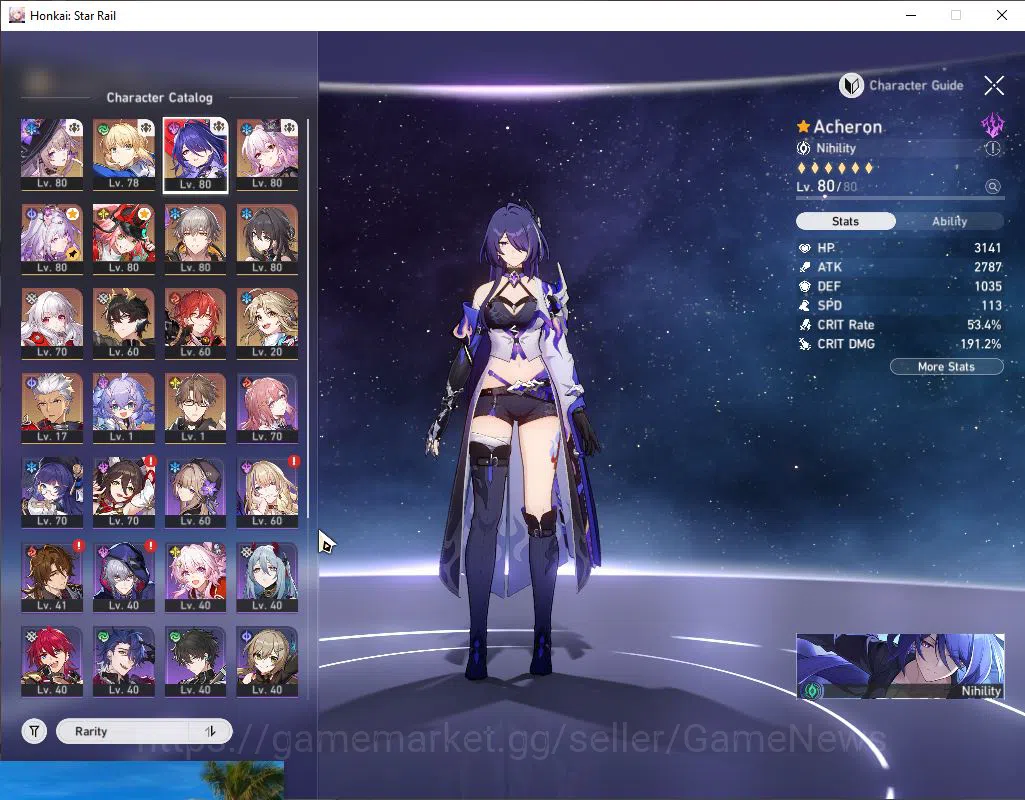 Honkai Star Rail Accounts ASIA|TL65|Free ZZZ|9 Limited|Castorice+Sign,Everng image 3