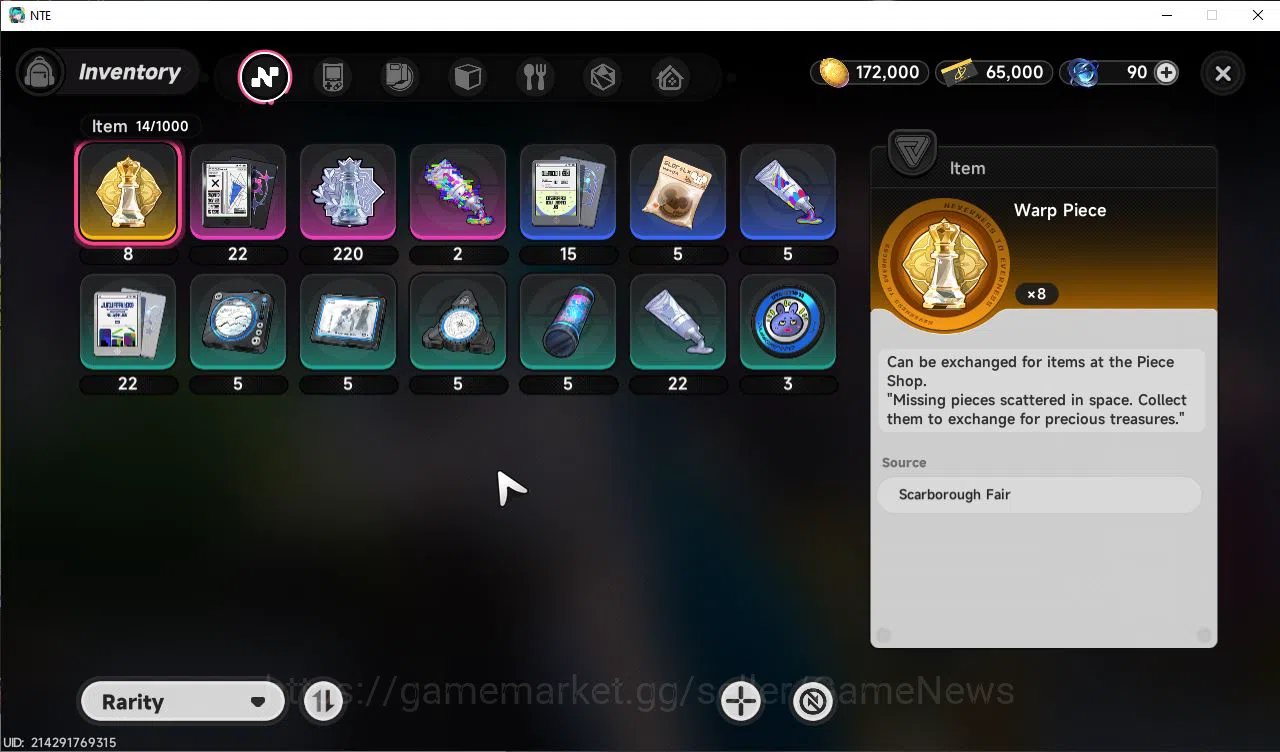 Neverness to Everness Accounts GLOBAL EU |HL 3| 1 SSR Limited Nanally Awk 1 |6 SR image 6