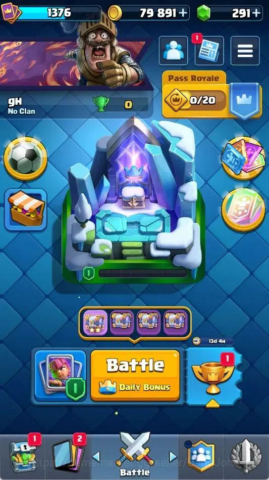 Clash Royale Accounts Mobile | Trophy 14000|KTL 15|Card 121|5 Max L16|11 image 1