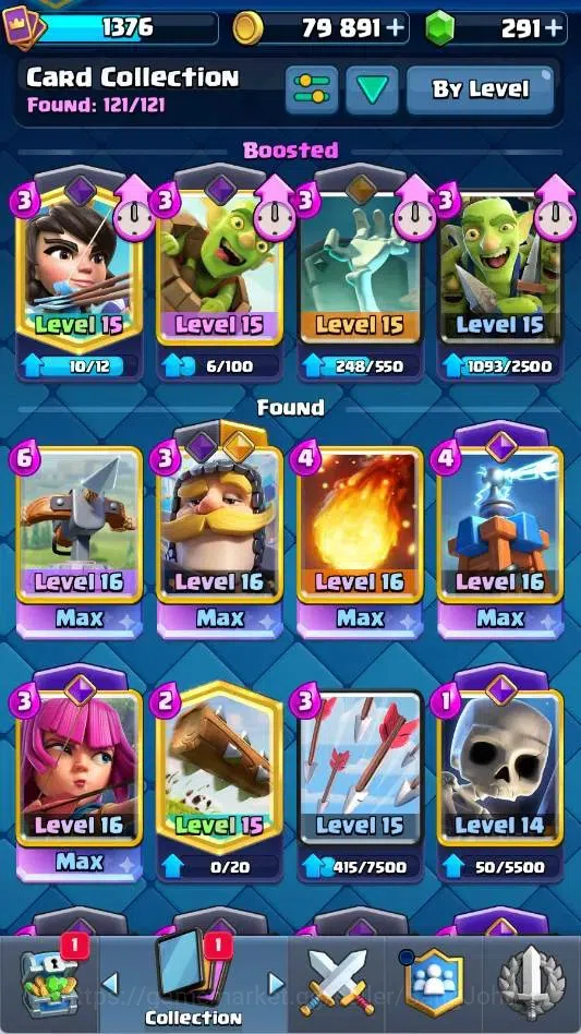 Clash Royale Accounts Mobile | Trophy 14000|KTL 15|Card 121|5 Max L16|11 image 14