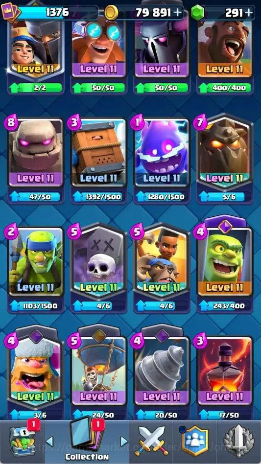 Clash Royale Accounts Mobile | Trophy 14000|KTL 15|Card 121|5 Max L16|11 image 18