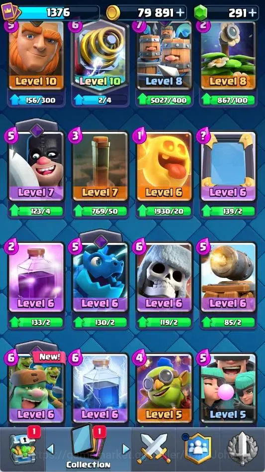 Clash Royale Accounts Mobile | Trophy 14000|KTL 15|Card 121|5 Max L16|11 image 20