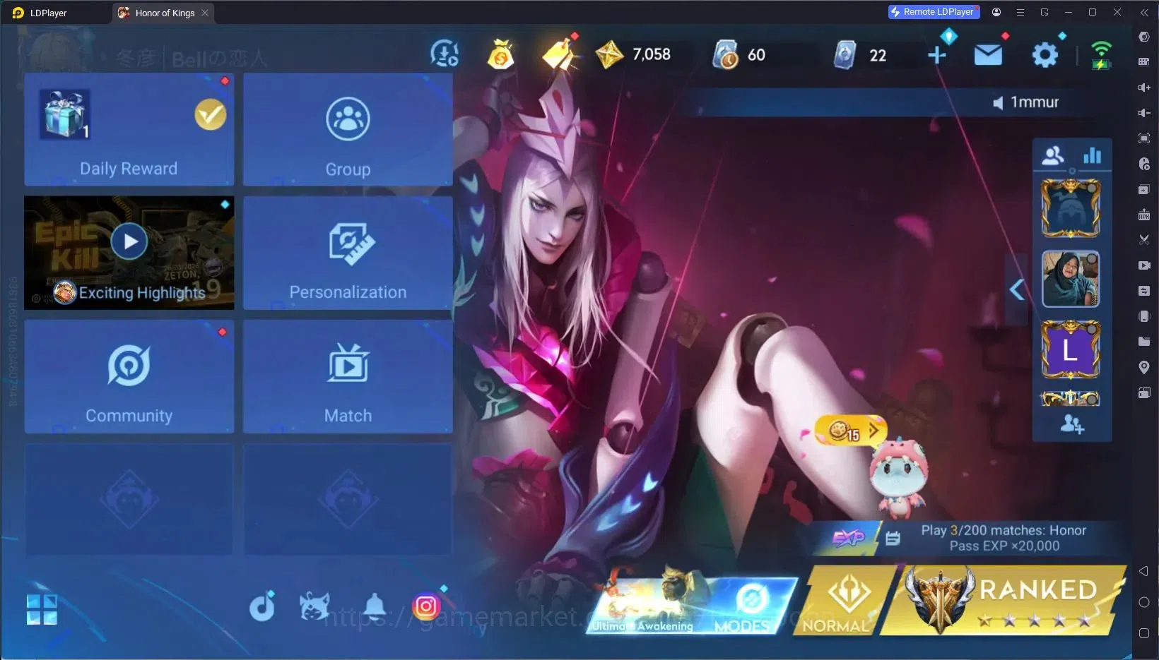 Honor of Kings Accounts Global |54H 28S|Legend Lady Sun, Legend Angela, 5  image 11
