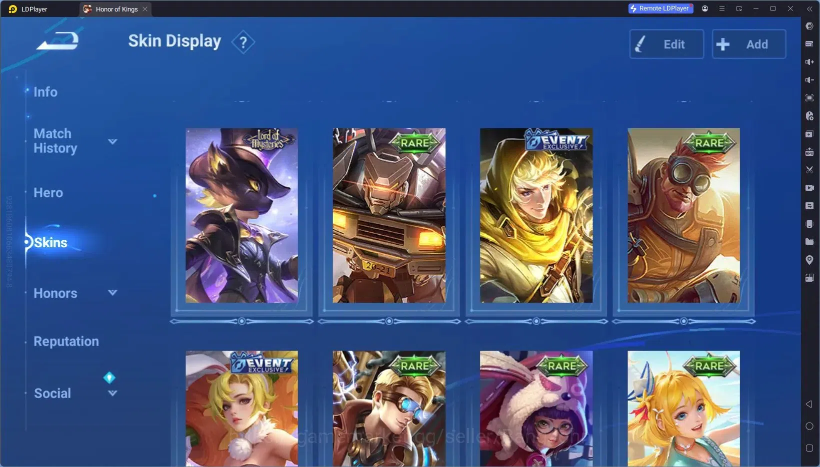 Honor of Kings Accounts Global |54H 28S|Legend Lady Sun, Legend Angela, 5  image 5
