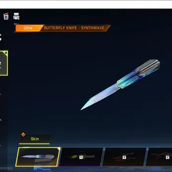 Blood Strike Accounts Collab Skin ASIA|Meele Ultra Butterfly Knife Synthwave|Collab M4A1 Battle of Faith|Ultra Galil