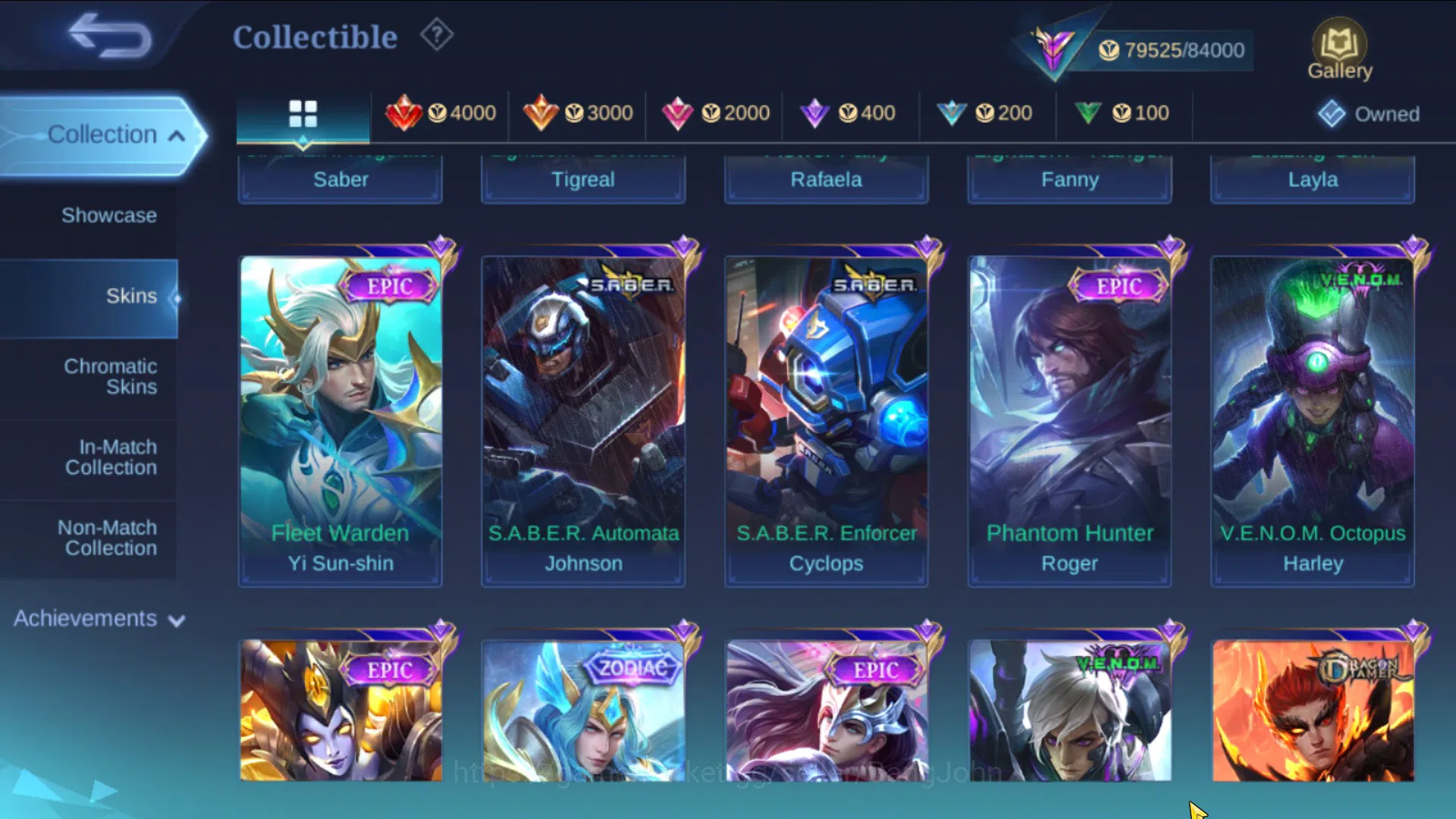 Mobile Legends: Bang Bang Accounts Hero 131|Skin 300|Legend Gusion|TF Xborg|Prime Bea image 11