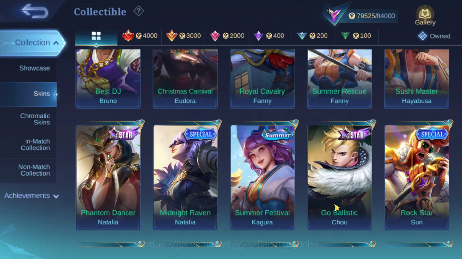 Mobile Legends: Bang Bang Accounts Hero 131|Skin 300|Legend Gusion|TF Xborg|Prime Bea image 16