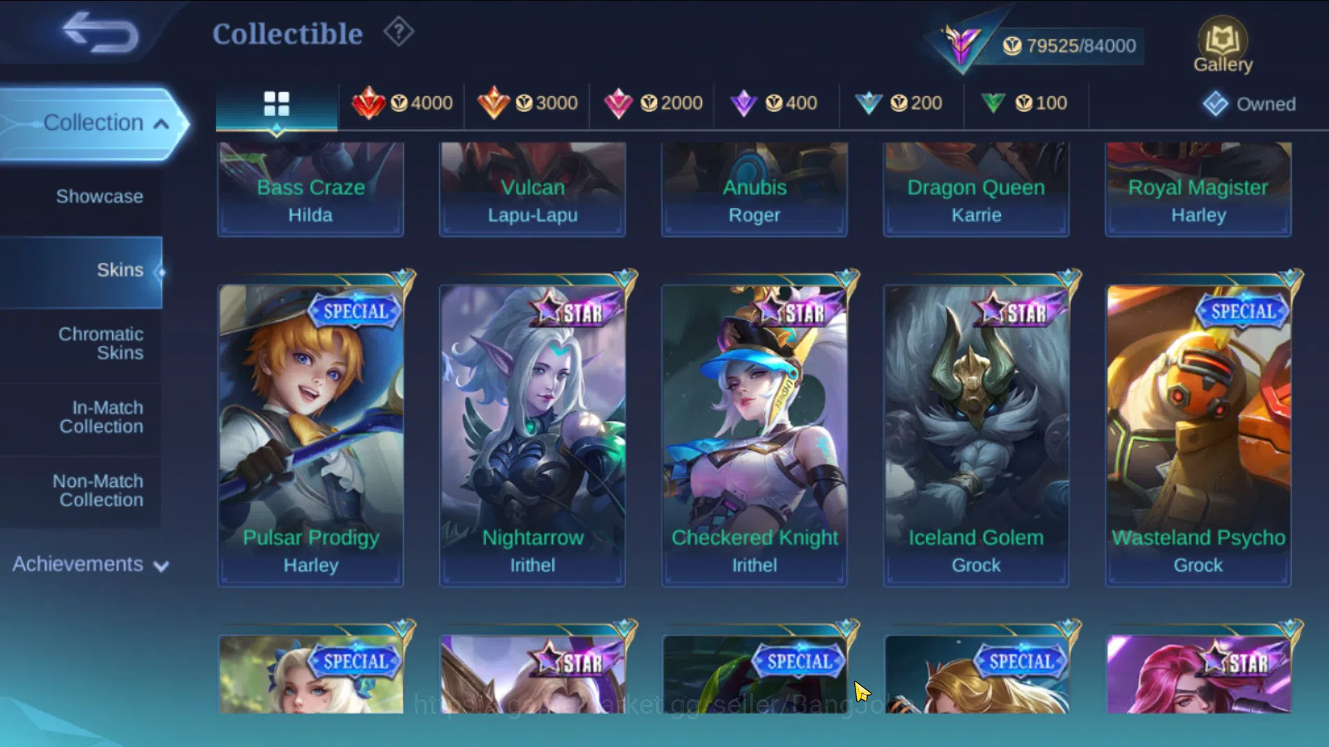 Mobile Legends: Bang Bang Accounts Hero 131|Skin 300|Legend Gusion|TF Xborg|Prime Bea image 18
