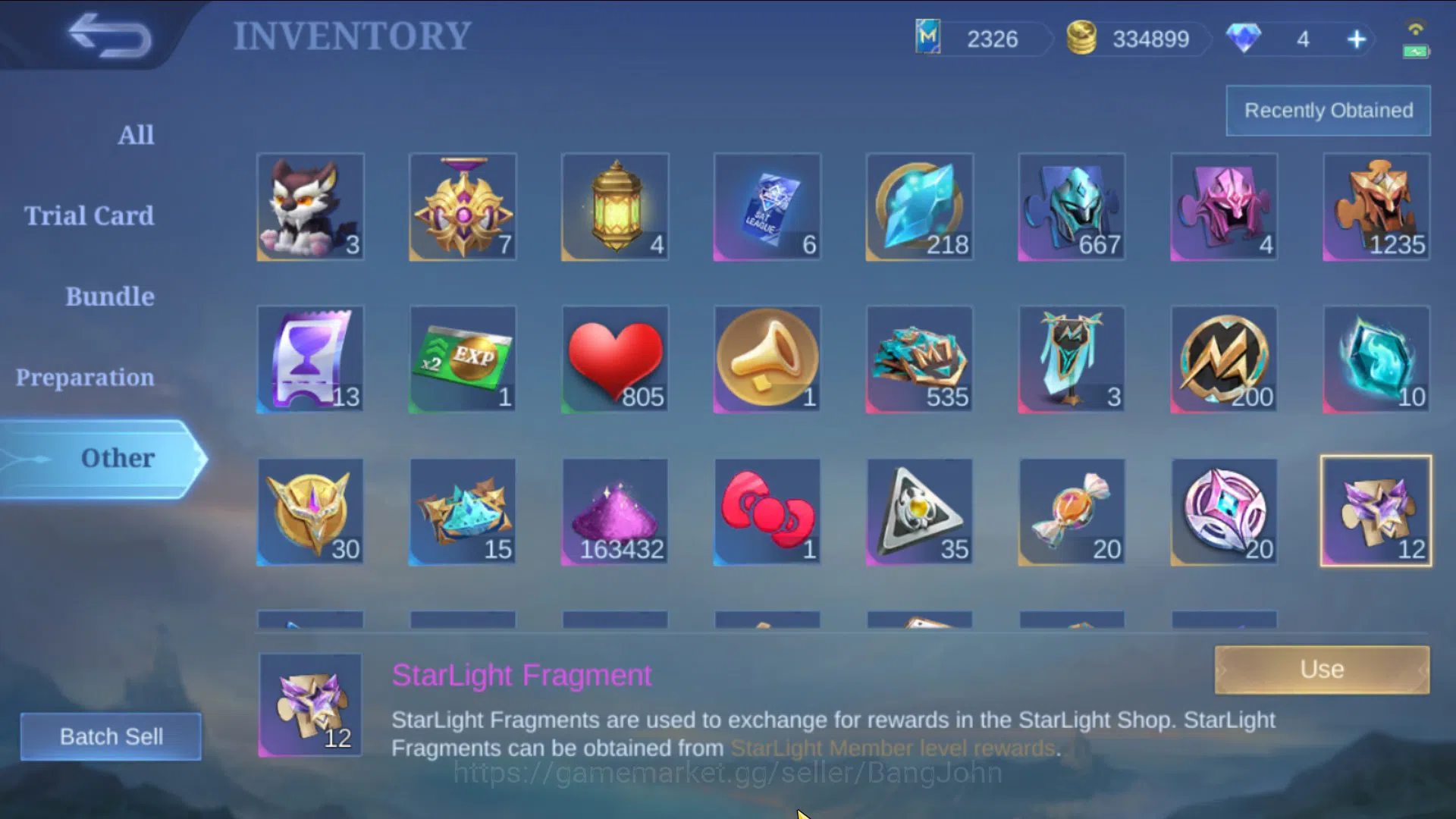 Mobile Legends: Bang Bang Accounts Hero 131|Skin 300|Legend Gusion|TF Xborg|Prime Bea image 6