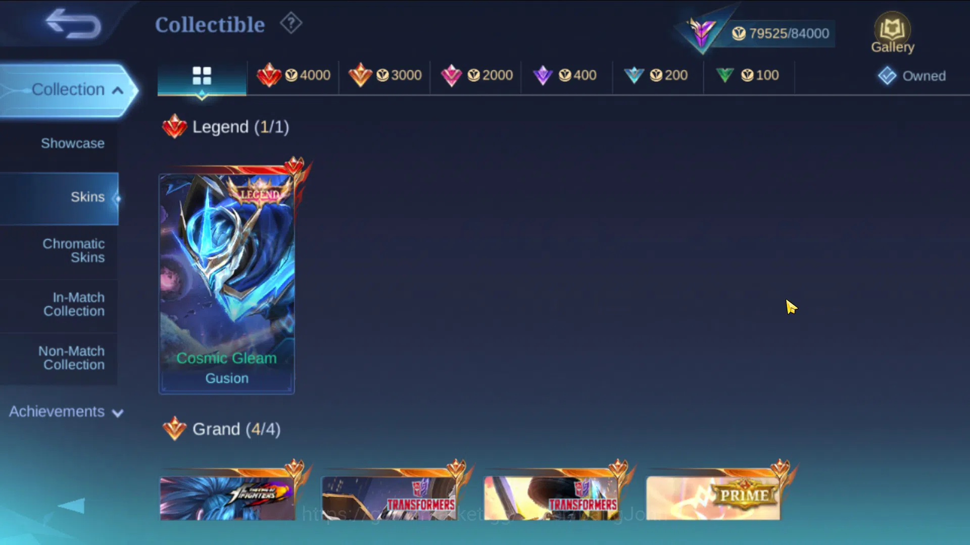 Mobile Legends: Bang Bang Accounts Hero 131|Skin 300|Legend Gusion|TF Xborg|Prime Bea image 7
