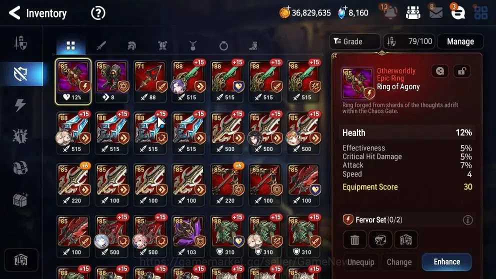 Epic Seven Accounts High-End GLOBAL UnVerif|New Era|10 ML(Rhiana&Luc,BysHwayung,DB Senya,etc)+Ab Fumyr,Renak,Estele,etc|532 16