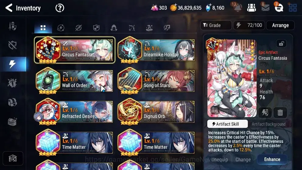 Epic Seven Accounts High-End GLOBAL UnVerif|New Era|10 ML(Rhiana&Luc,BysHwayung,DB Senya,etc)+Ab Fumyr,Renak,Estele,etc|532 17