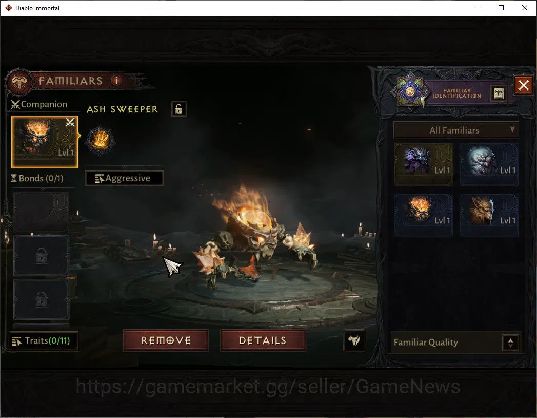Diablo Immortal Accounts Mid-Tier SA - malah|Change Server On|Lv60(830)|Necromancer|CR 36k|Reso 300|Paragon 13