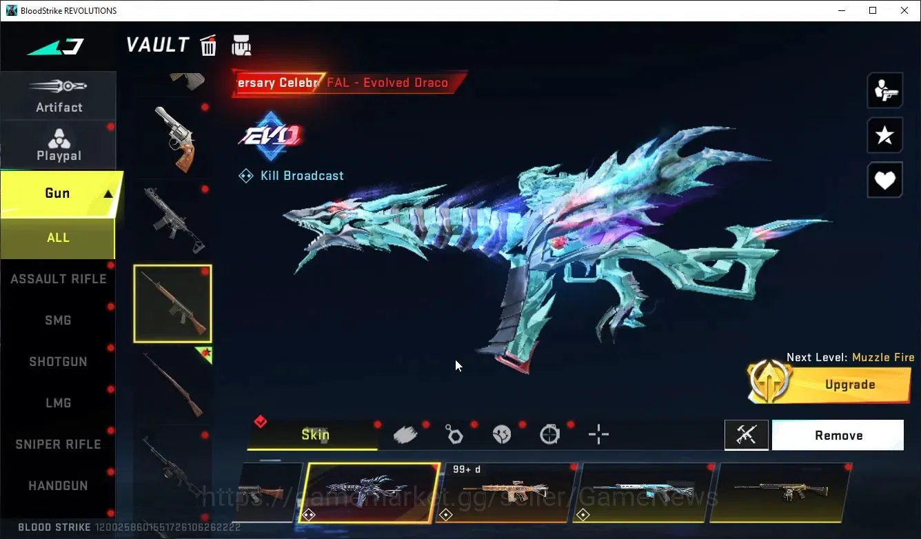 Blood Strike Accounts ASIA|ETERNAL lv4 Karl98,DeAgle+COLLAB TR MCX,FN2K, image 15