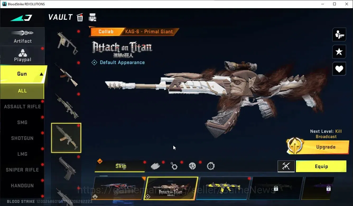 Blood Strike Accounts ASIA|ETERNAL lv4 Karl98,DeAgle+COLLAB TR MCX,FN2K, image 19