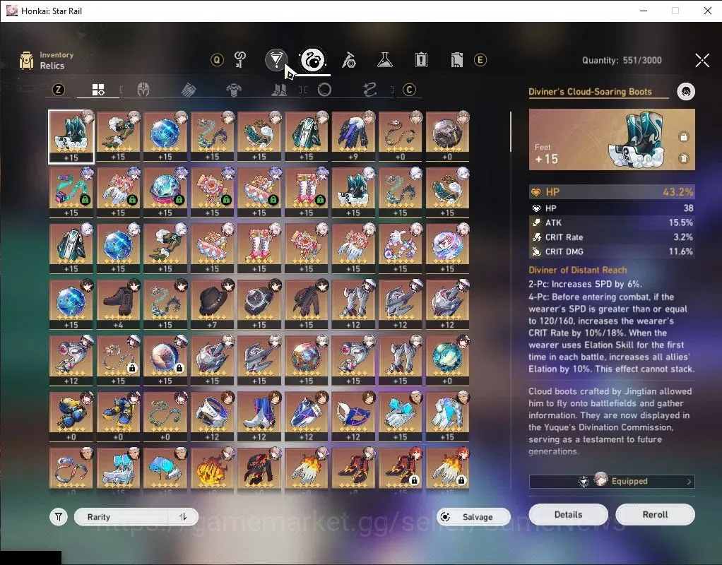 Honkai Star Rail Accounts Asia|TL 60|Premium Elation|11 Limited|Sparxie,Spar image 7