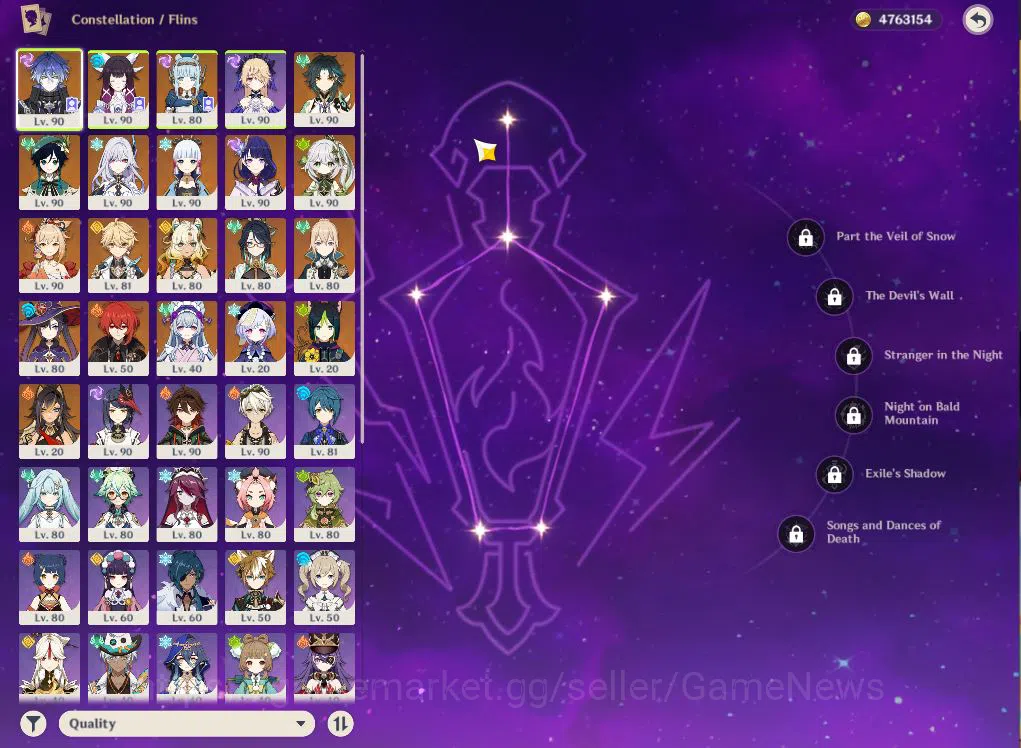 Genshin Impact Accounts ASIA|AR58|PremTeam Flins|12Limited+6(*5Weapon)|Ine image 5