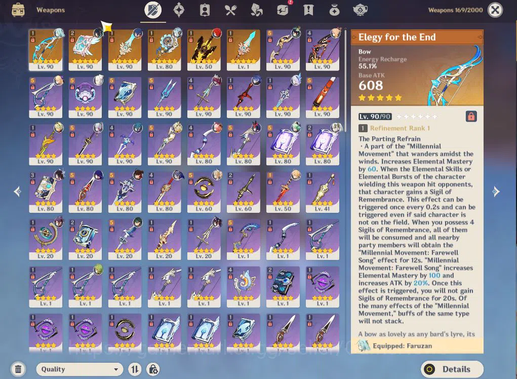 Genshin Impact Accounts ASIA|AR58|PremTeam Flins|12Limited+6(*5Weapon)|Ine image 6