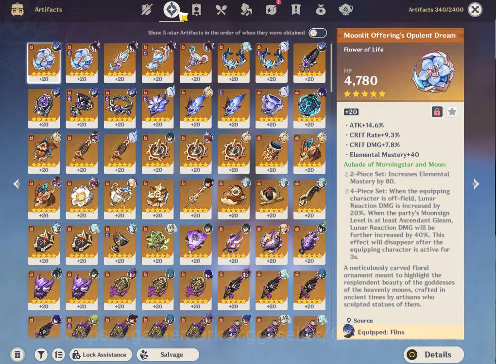 Genshin Impact Accounts ASIA|AR58|PremTeam Flins|12Limited+6(*5Weapon)|Ine image 7