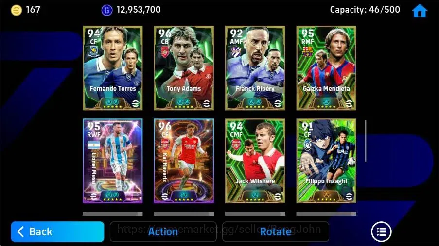eFootball Accounts Mobile|PW 3144|Roberto Carlos BigT'02,Rivaldo BigT image 6