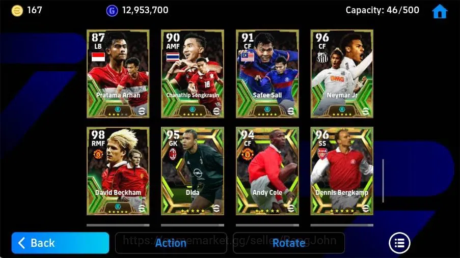 eFootball Accounts Mobile|PW 3144|Roberto Carlos BigT'02,Rivaldo BigT image 7
